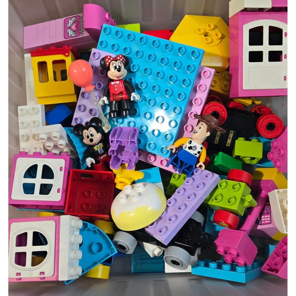 LEGO Duplo Disney Mickey Minnie Mouse Woody Toy Story Bulk Lot Building Bricks